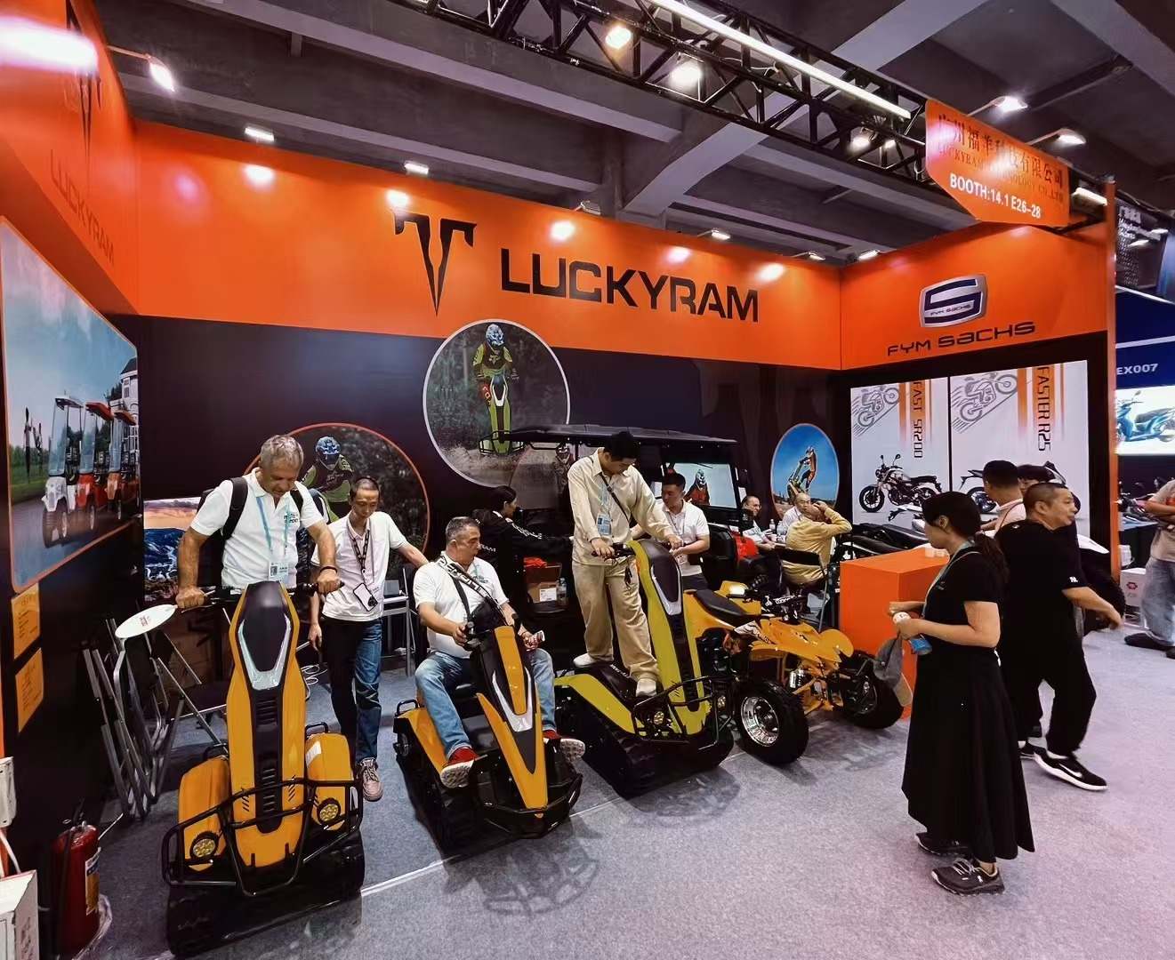 Luckyram ATV -del on välisostjate pilk 136. kantoni messil