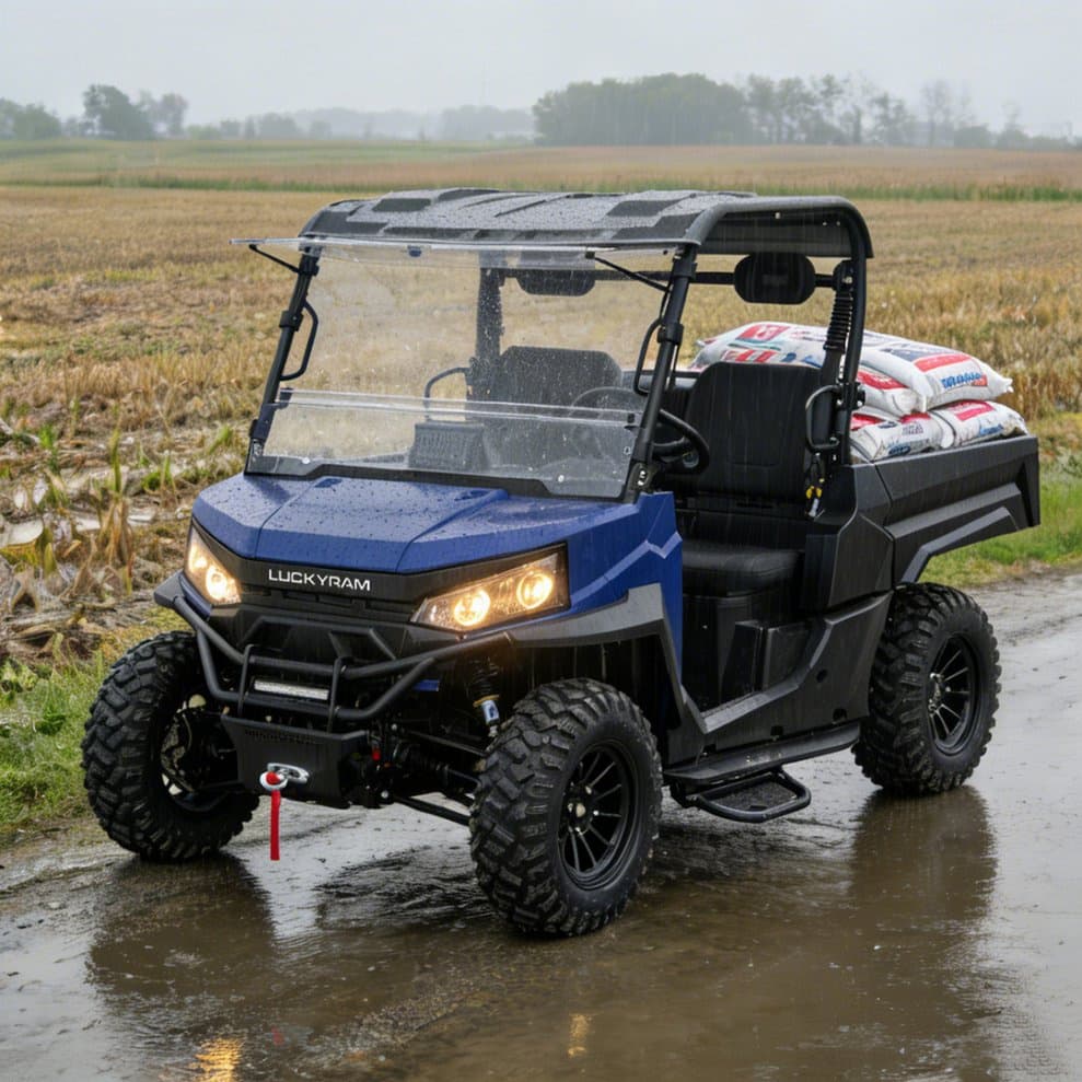 4WD Farm UTV PKE võtmeta 80-100 km sõiduulatus 14 tolli maastikurehvid