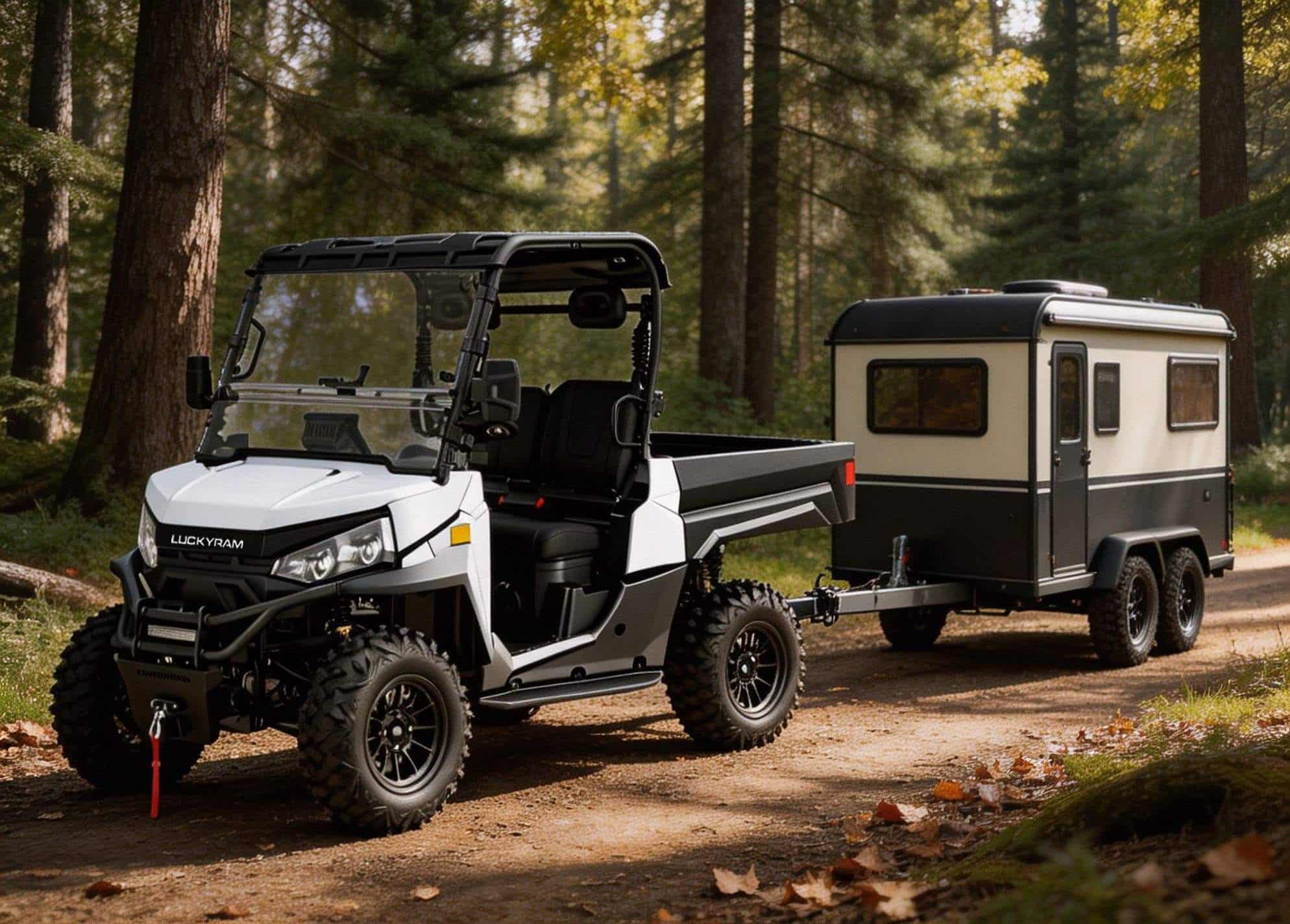 4WD Off Road elektriline UTV 73,6 V PKE võtmeta 20 kW tippvõimsus 670 kg