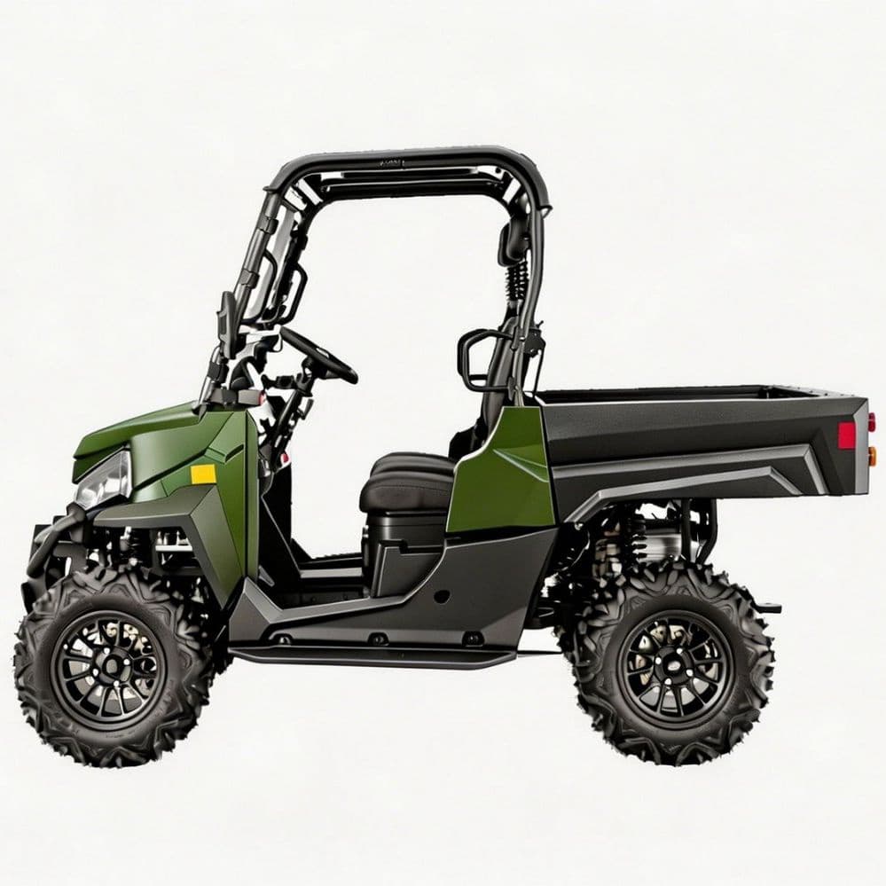 Kohandatavad tarvikud 73,6 V elektriline UTV PKE võtmeta 1000 kg Pukseerimine 80–100 km, 4WD