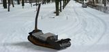 Võimas lumetransport Snowfox Tracked Farmers elektrimootorsaan